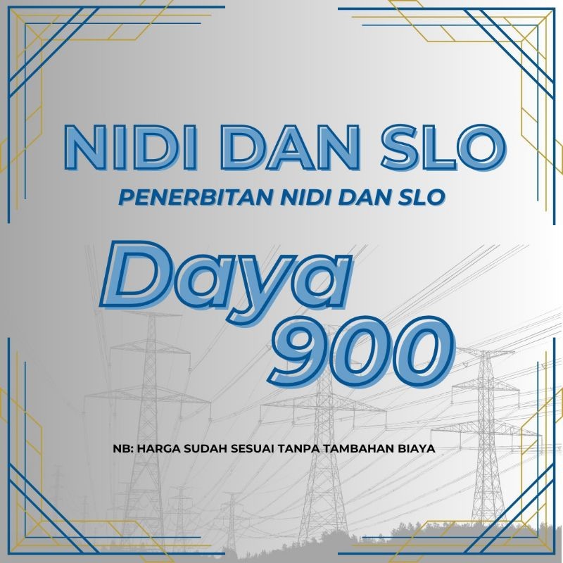 SLO NIDI PLN MOBILE PASANG LISTRIK PAKET NIDI DAN SLO SELURUH INDONESIA