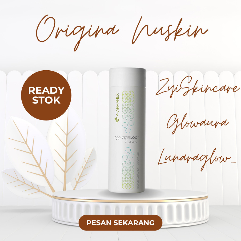 Skincare Skin NU ageLOC® Y-Span - 120 cap Original Nu Skin Perawatan, Kecantikan dan Kesehatan