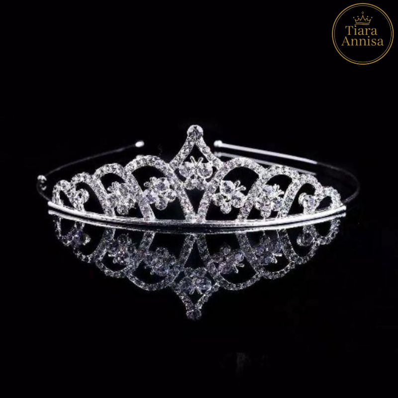 Annisa - Mahkota Wisuda Mahkota Mini Mahkota Anak Mahkota HIjab Mahkota Berkilau Mutiara
