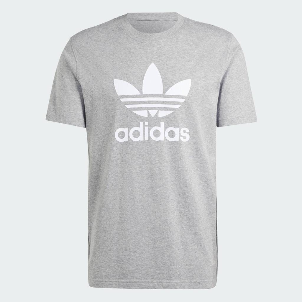 adidas Lifestyle Adicolor Trefoil Tee Men Grey IS0613