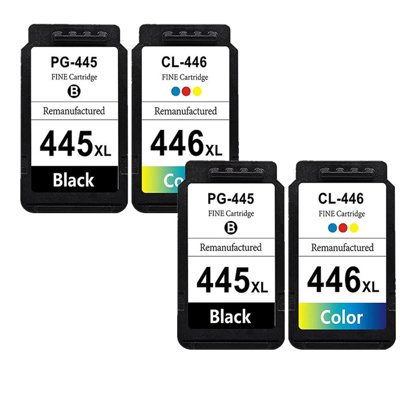 Compatible PG-445 PG445 CL-446 XL Ink Cartridge for Canon PG 445 CL446 for Canon PIXMA MX494 MG2440 