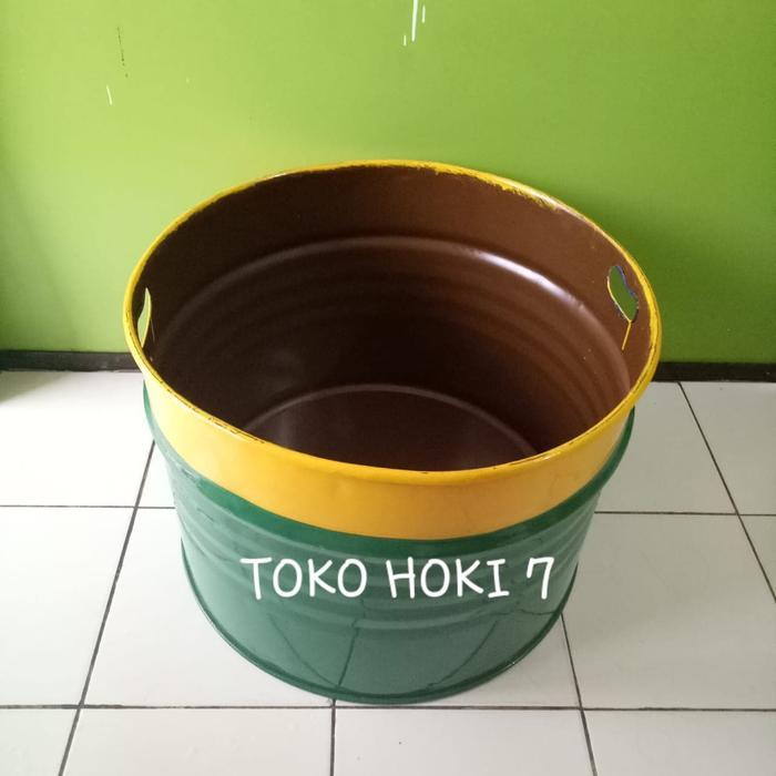 Shiny- Tong Sampah Besi/Drum Sampah Besi/Tong Pembakaran/Pot/Drum Besi 100L