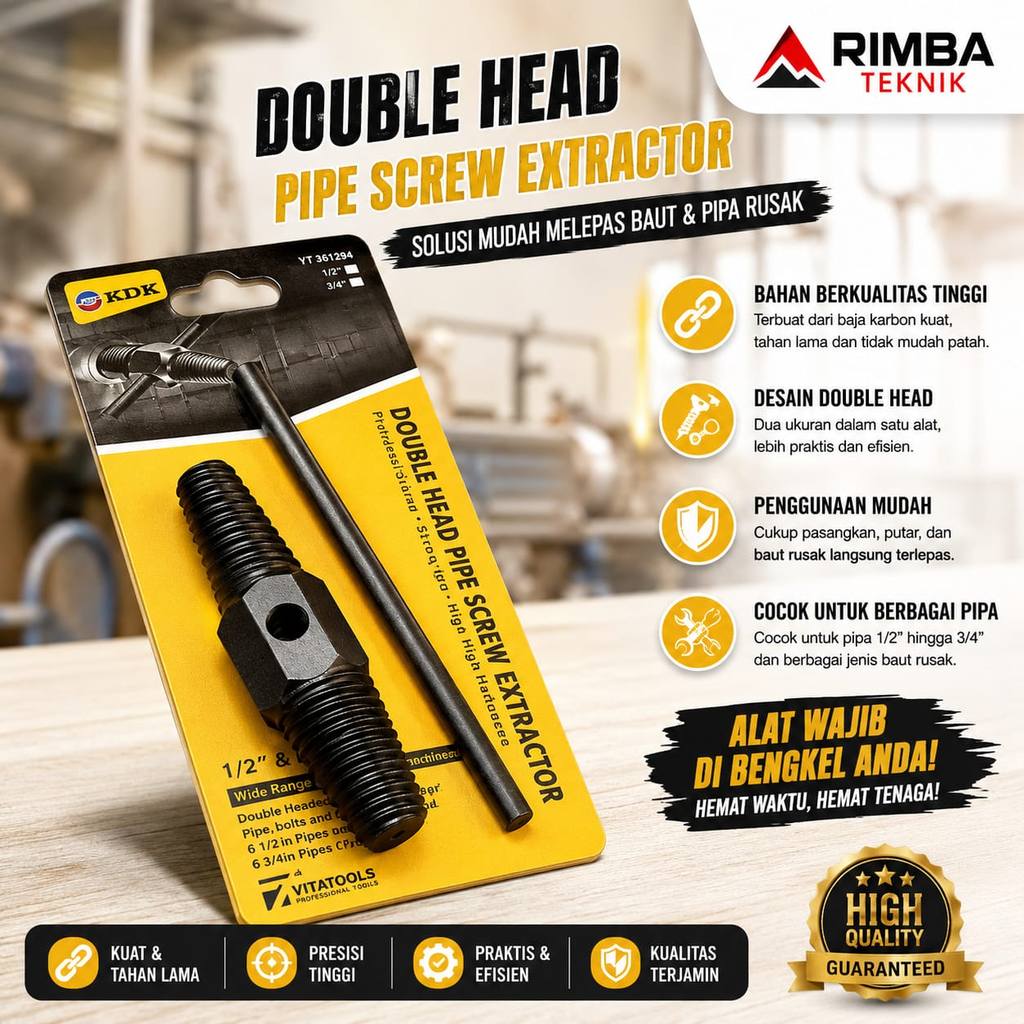 Alat Pembuka Kran Patah - Kunci Pembuka Kran Patah - Pipe Extractor