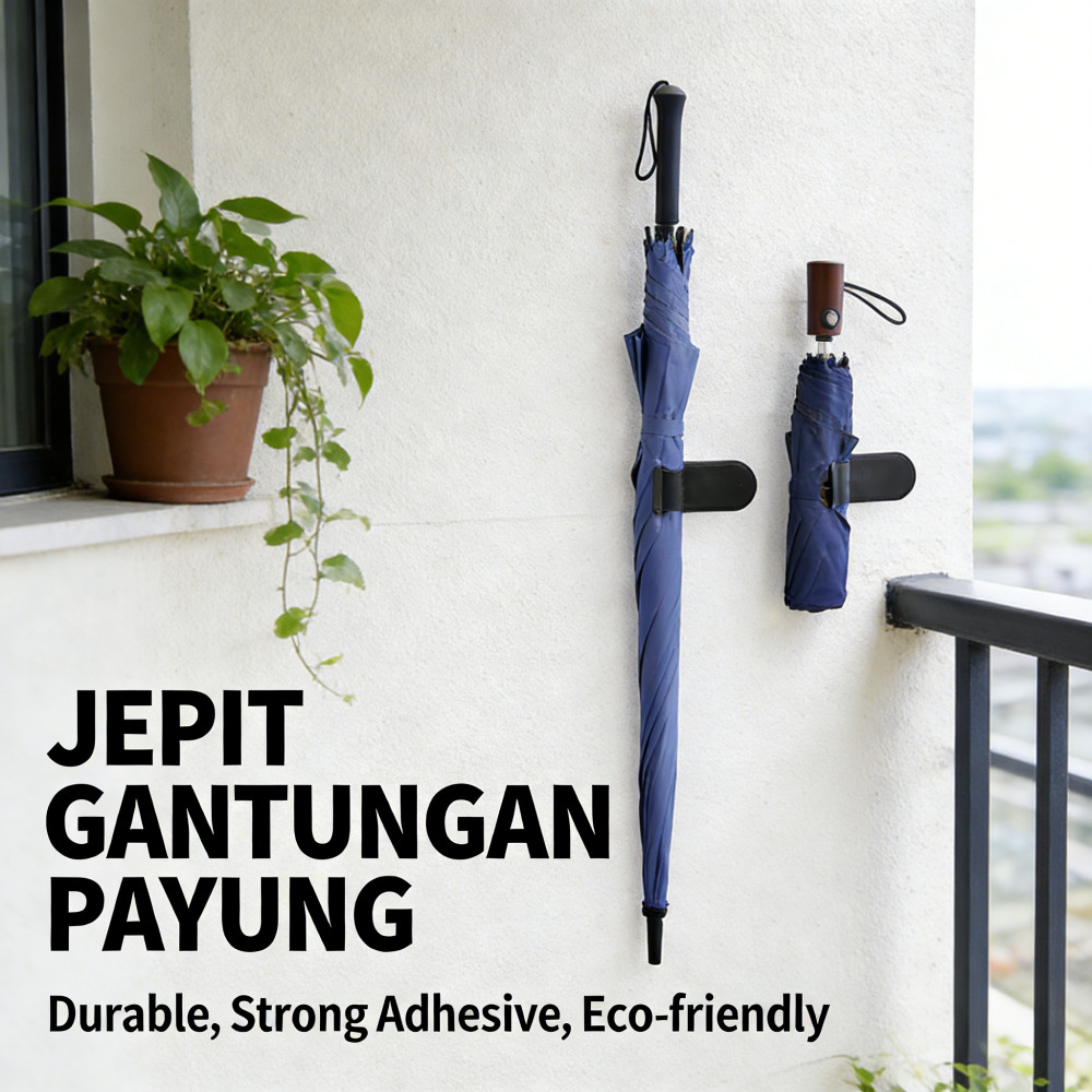 Hook Gantungan Payung Jepit Mobil Umbrella Hanger Serbaguna Rumah Payung Mobil Car Hook Payung Akses