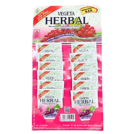 Vegeta Herbal Hanger Isi 12 sachet