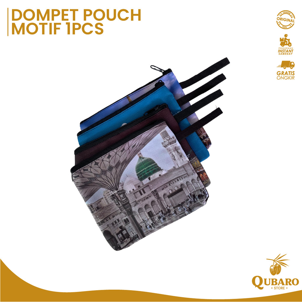 Dompet Pouch Printing Mekah Madinah 1pcs