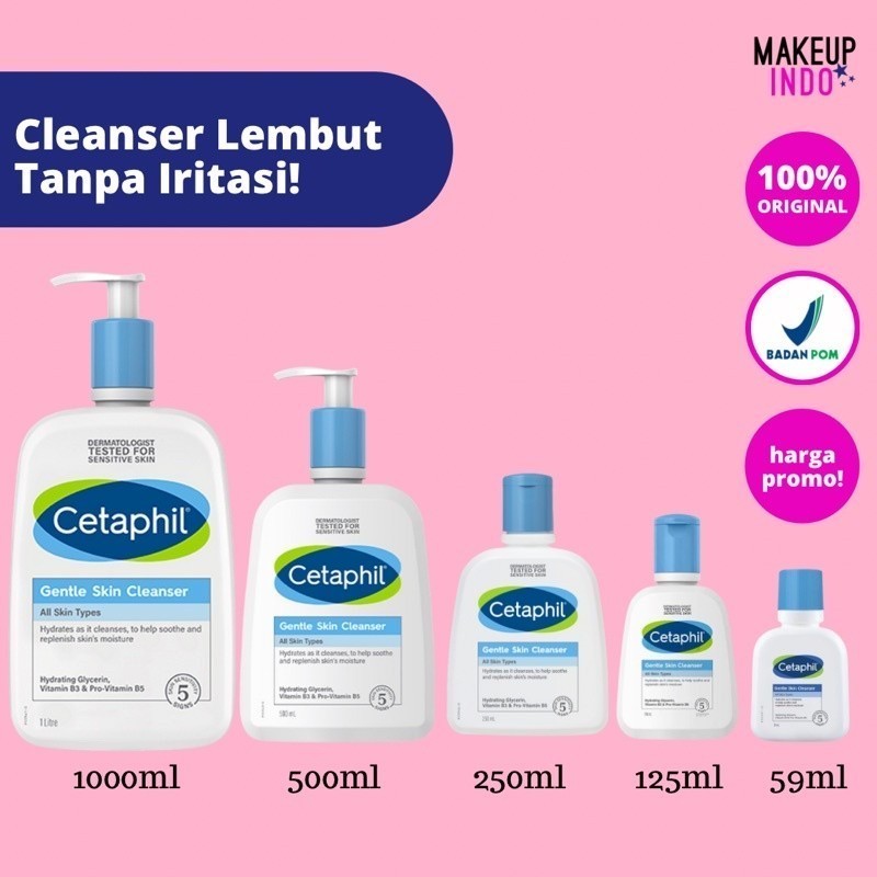 Cetaphil Gentle / Oily Skin Cleanser Sabun Wajah facial wash cetaphil