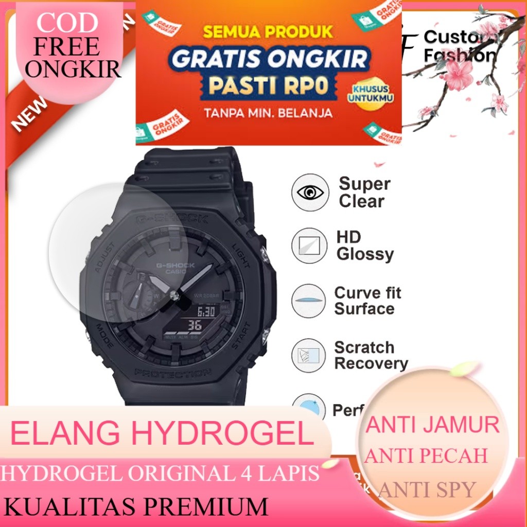 Hydrogel Screen Protector Casio G-Shock GA-2100 GA2100 GA 2100