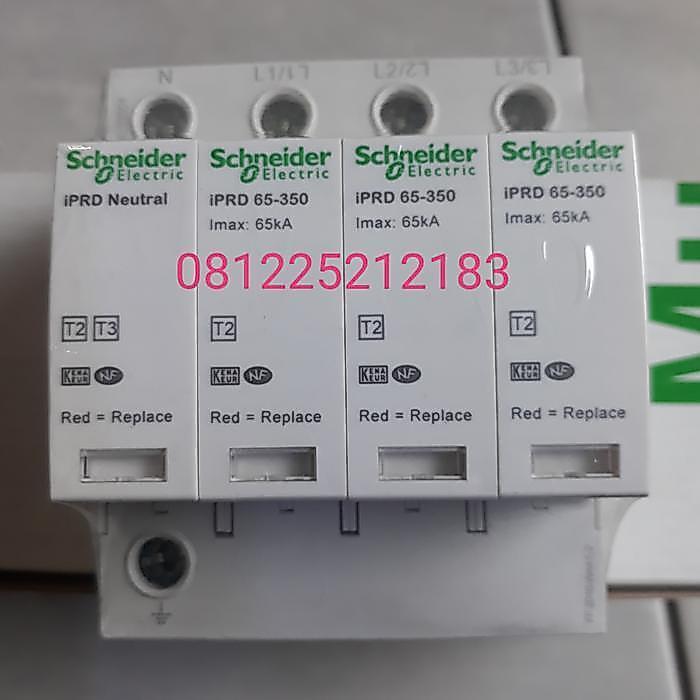 CUCI GUDANG SURGE ARESTER SCHNEIDER IPRD 65-350 IMAX:65KA 3P+N