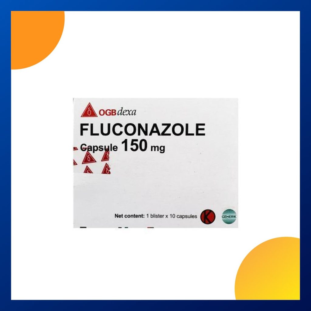 FLUCONAZOLE GENERIK DEXA 150 MG 1 BLISTER @ 10 KAPSUL