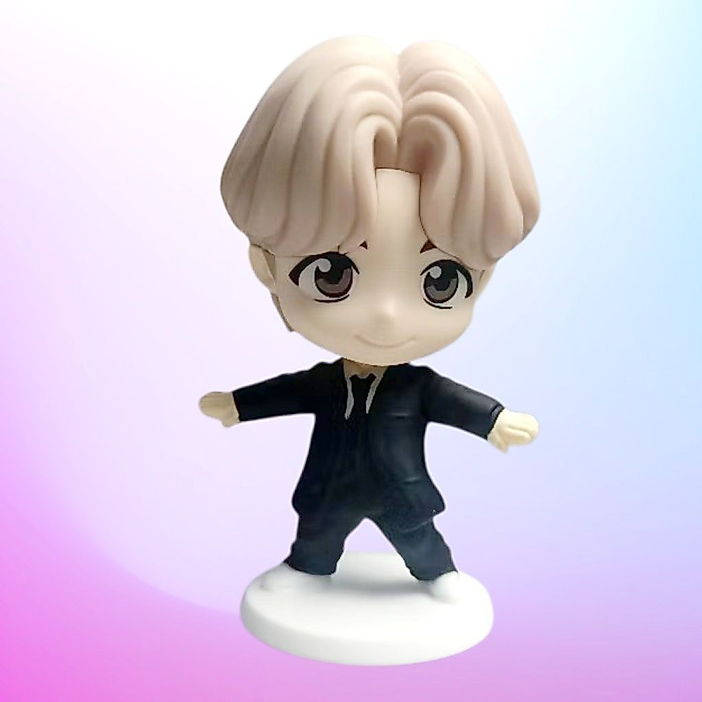 BTS TinyTAN McDonald's Versi Jeon Jung Kook Original New Pajangan Figurine Miniature Patung SNI