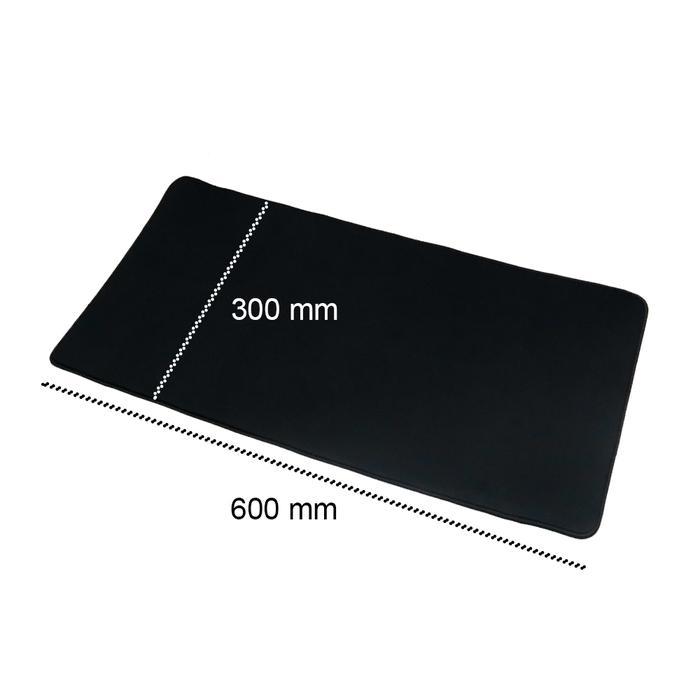 Gaming Mousepad XL Polos 60x30 80x30 80x50 90x40 cm Tebal 3mm Alas Mouse Besar Desk Mat Computer
