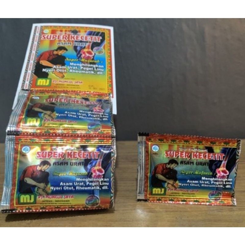 READY ( SUPER KECETIT ) Pil Super Kecetit Asam Urat Untuk Nyeri Sendi