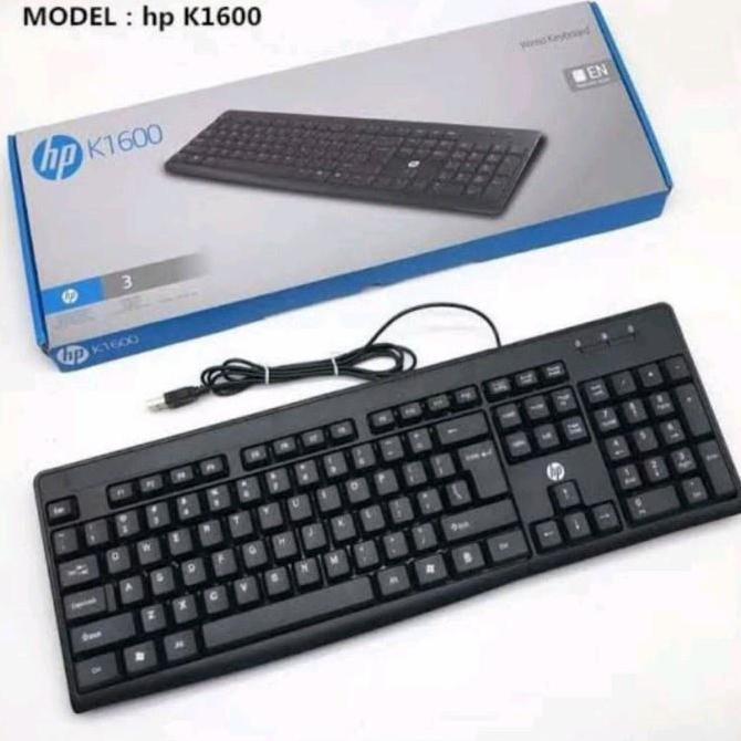 Pilihan - Keyboard Wired Hp K1600 Usb / Keyboard Kabel Usb Hp K-1600