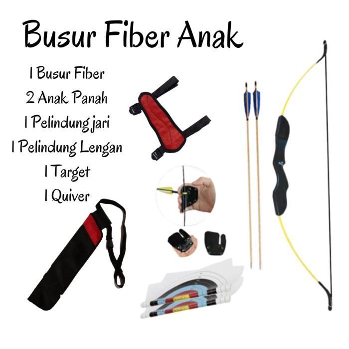 Busur Fiber Panah Panahan Anak SD