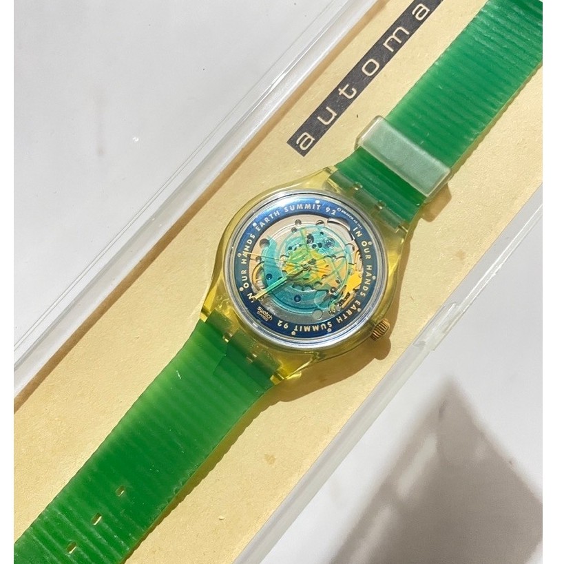 jam tangan Swatch automatic earth submit original