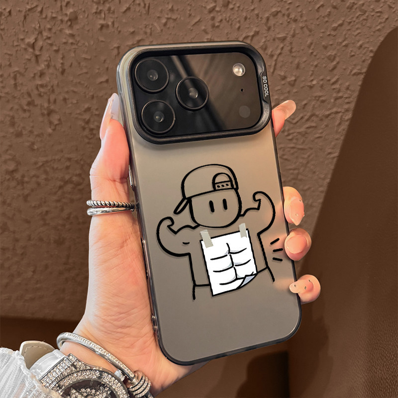 Foto seorang anak laki-laki yang memamerkan otot perutnya. Casing Lucu Unik Infinix Note 12 Turbo G9