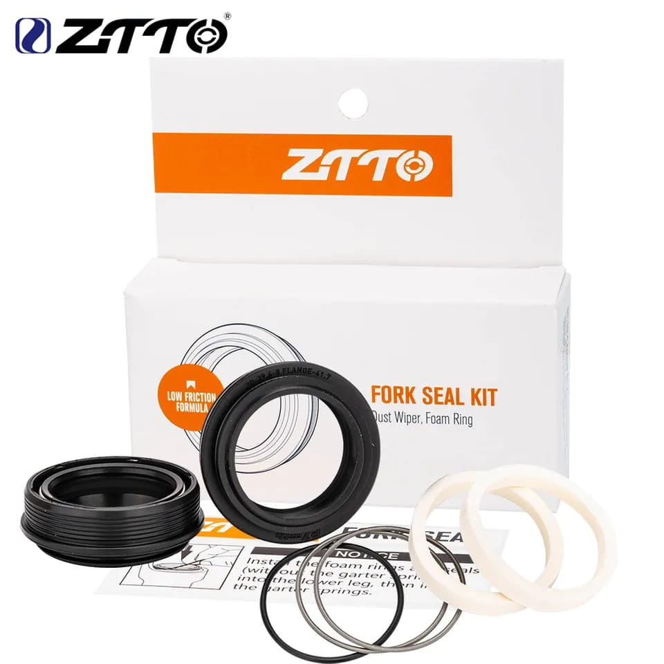 Foto Premium Seal Dust kit fork stanchion 30 38 40 mm Seal untuk SR Suntour Rockshox Fox sepeda mtb