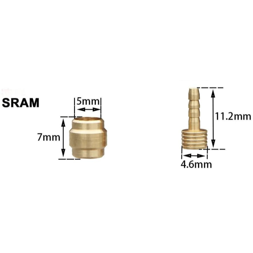 Foto Olive connector jarum insert Sram brake hose hydraulic Sram