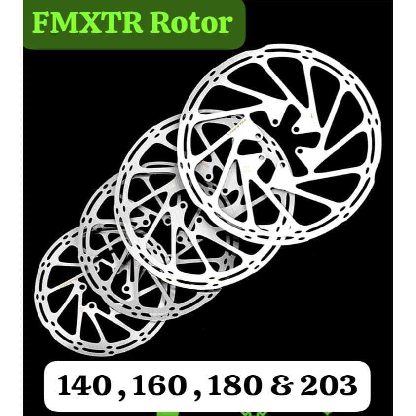Foto FMFXTR Rotor Cakram Disk Brake Mirip Sram Centreline untuk Sepeda 140 160 180 203 mm 5 6 7 8 inch baut 6 sixbolt