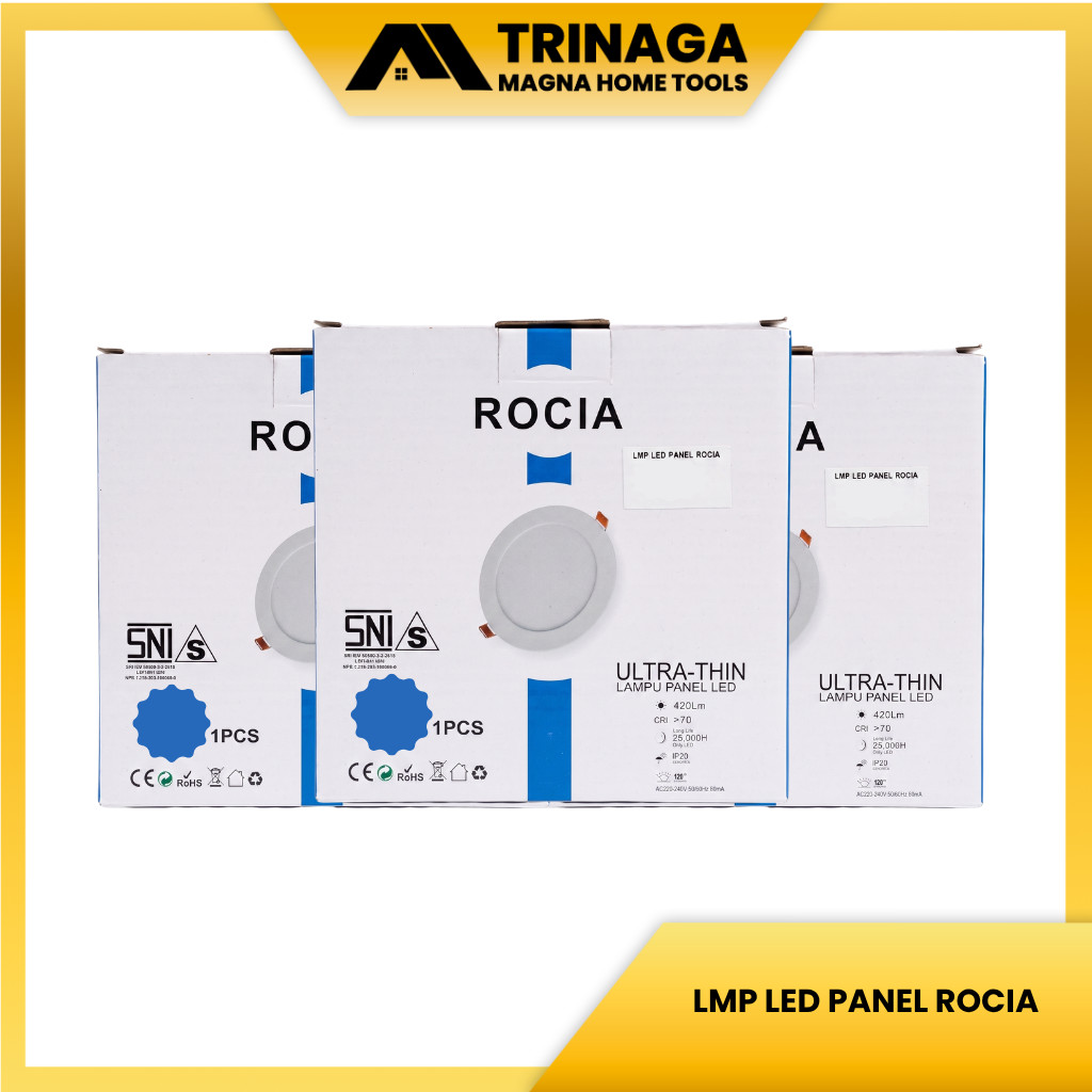 Lampu LED Panel Rocia Lampu Plafon Panel LED Hemat Energi untuk Rumah dan Kantor