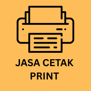 Jasa cetak print ukuran A4 kertas HVS, Karton, dan cetak di kertas Glossy photo paper