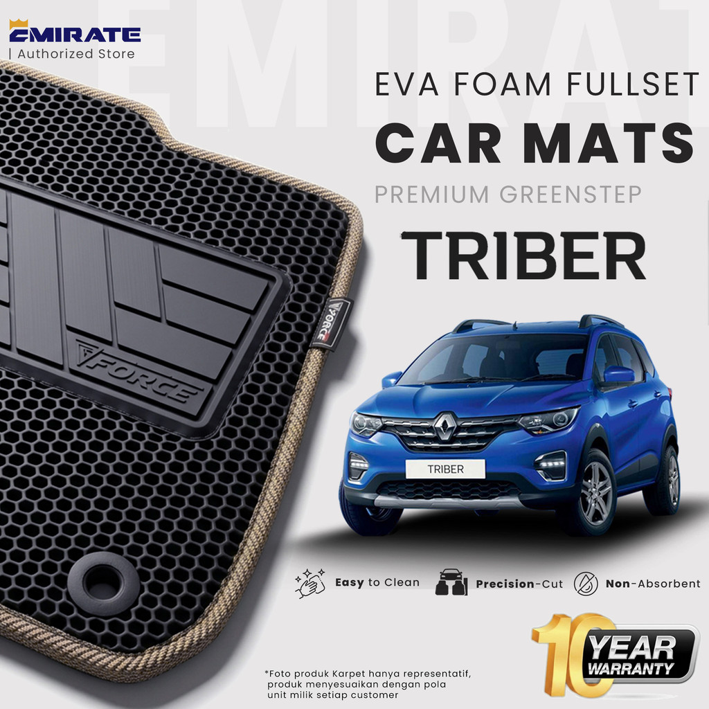 Karpet Mobil Renault Triber EVA Force Fullset / Renault Triber Car Mat