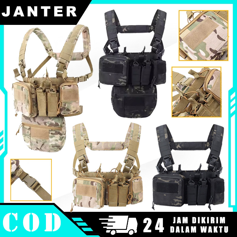 Rompi Tactical Plate Carrier Vest Multicam