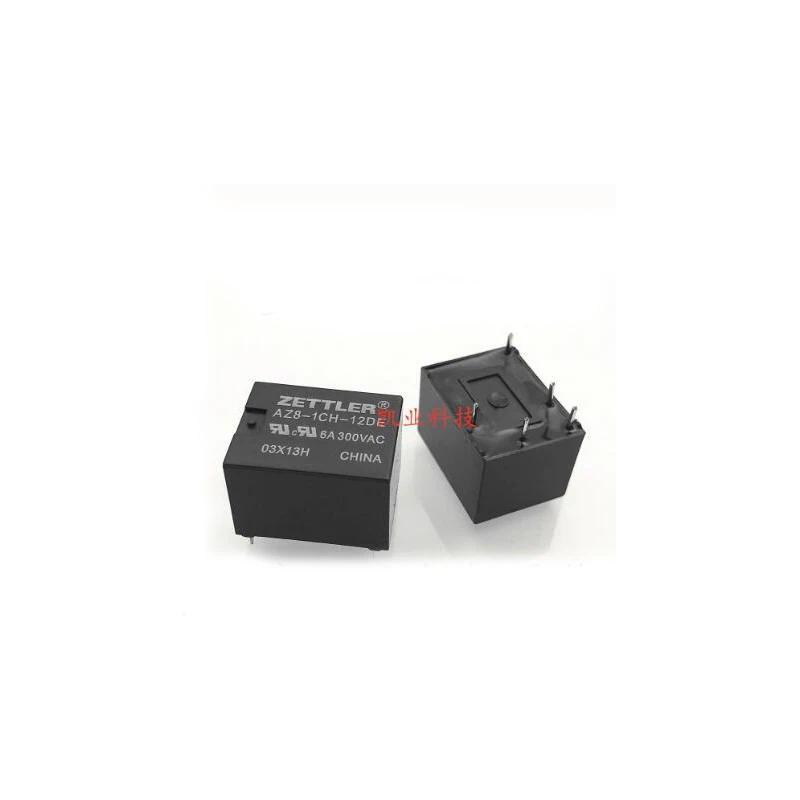 HOT NEW 12V relay AZ8-1CH-12DE AZ81CH12DE AZ8 1CH 12DE 12V 12VDC DC12V 6A 277VAC 5PIN