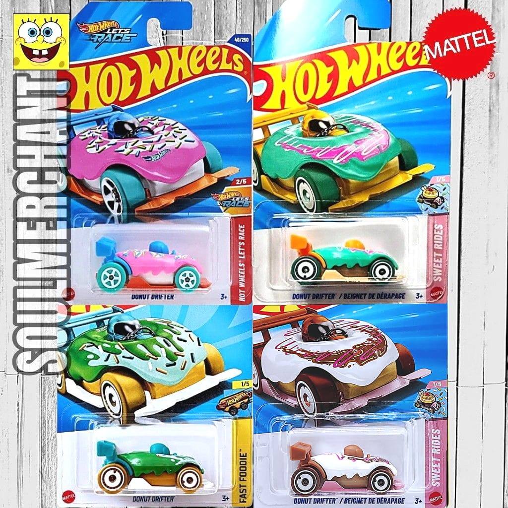 HOTWHEELS DONUT DRIFTER MOBIL DESSERT DUNKIN JCO ORIGINAL