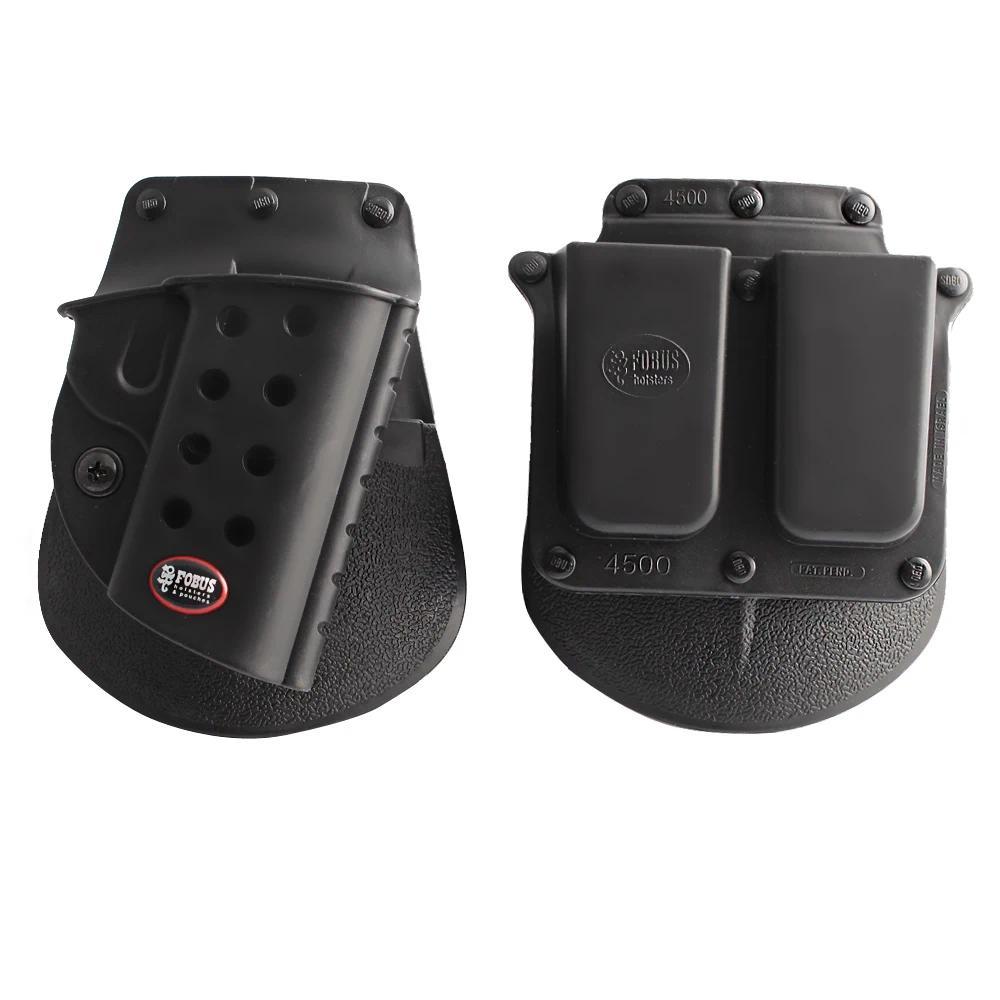 Tactics M1911 Handgun Gun Case Holsters Airsoft Pistol Holster Mag Pou Set Hunting Accessory