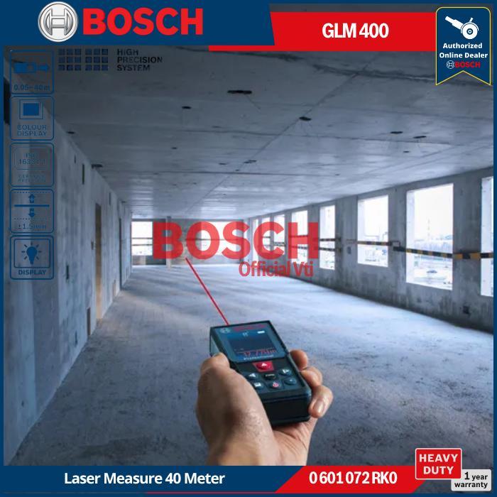 BOSCH GLM 400 Meteran Laser Pengukur Jarak Laser Distance Measurer 40Meter
