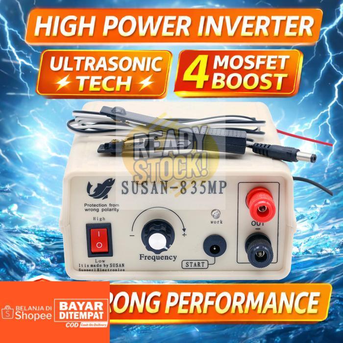 inverter Susan835mp DC12v ultrasonik High Power Safe Inverter Bisa cod - Susan 835mp