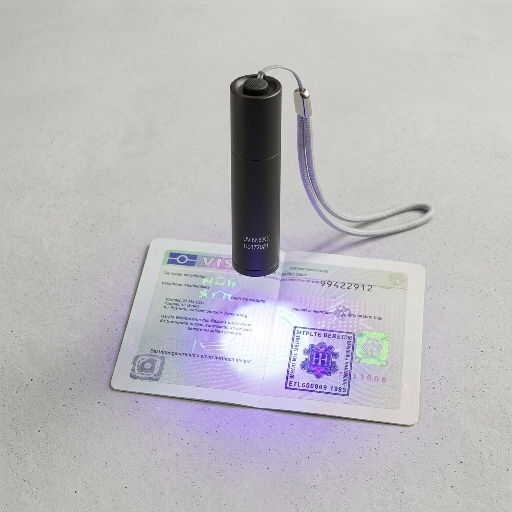 GSLED 995 [Premium] Senter UV Ultraviolet Detektor Uang Palsu USB Cas Charger Alat Deteksi Uang Pals