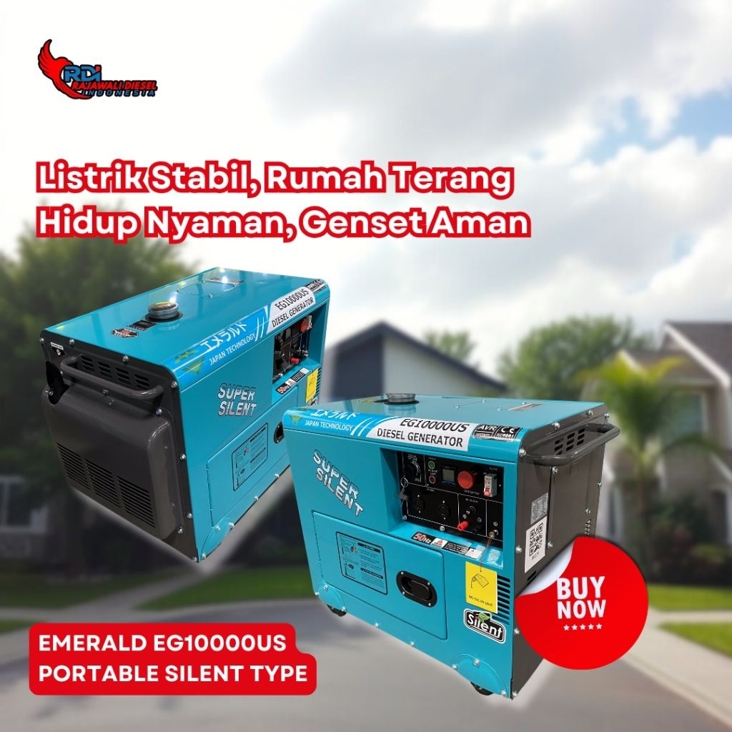 Genset Emerald EG10000US 1/3 PHASE 5000 WATT SOLAR