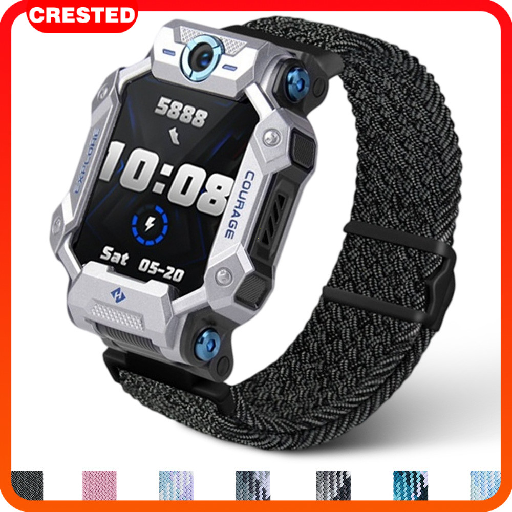 Sport Braided Elastic Nylon Strap for Smartwatch Imoo Z12/Z11/Z10/Z9/Z8/Z7/Z6pro/Z1 Adjustable Belt 