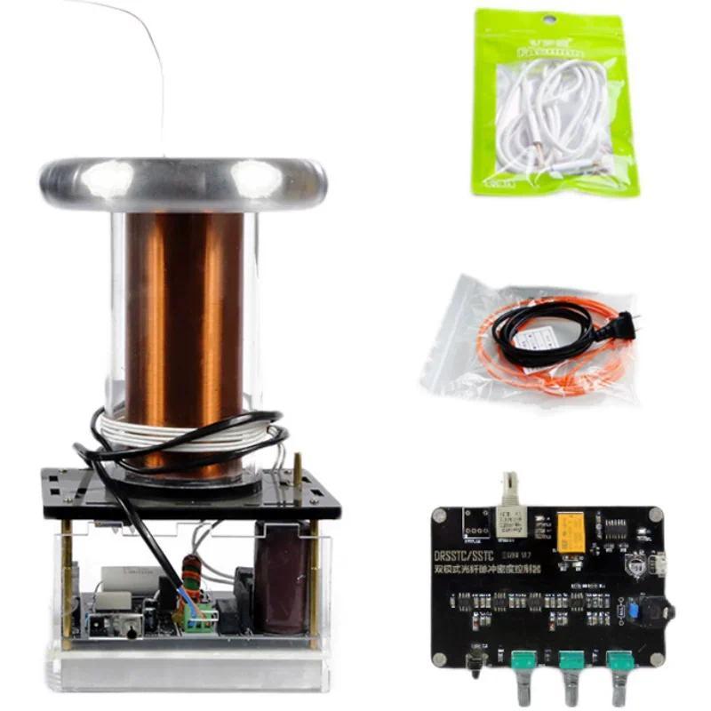 Music audio physics toy DIY arc, lightning experiment emulator