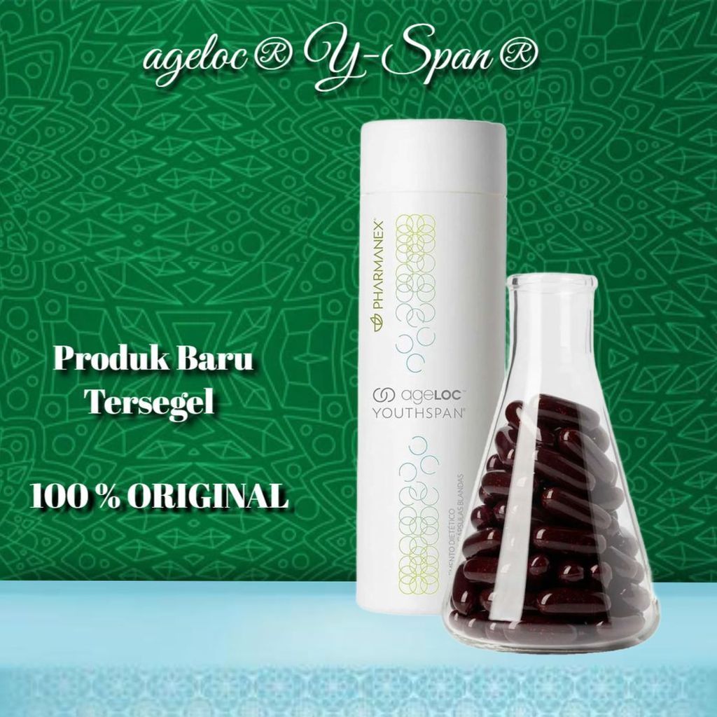 [ TERUPDATE  ] ageLOCC® Pharmanexxx NUS Skin Y-Span® - 120 cap - YSpann Y Span Youth Span Suplement 