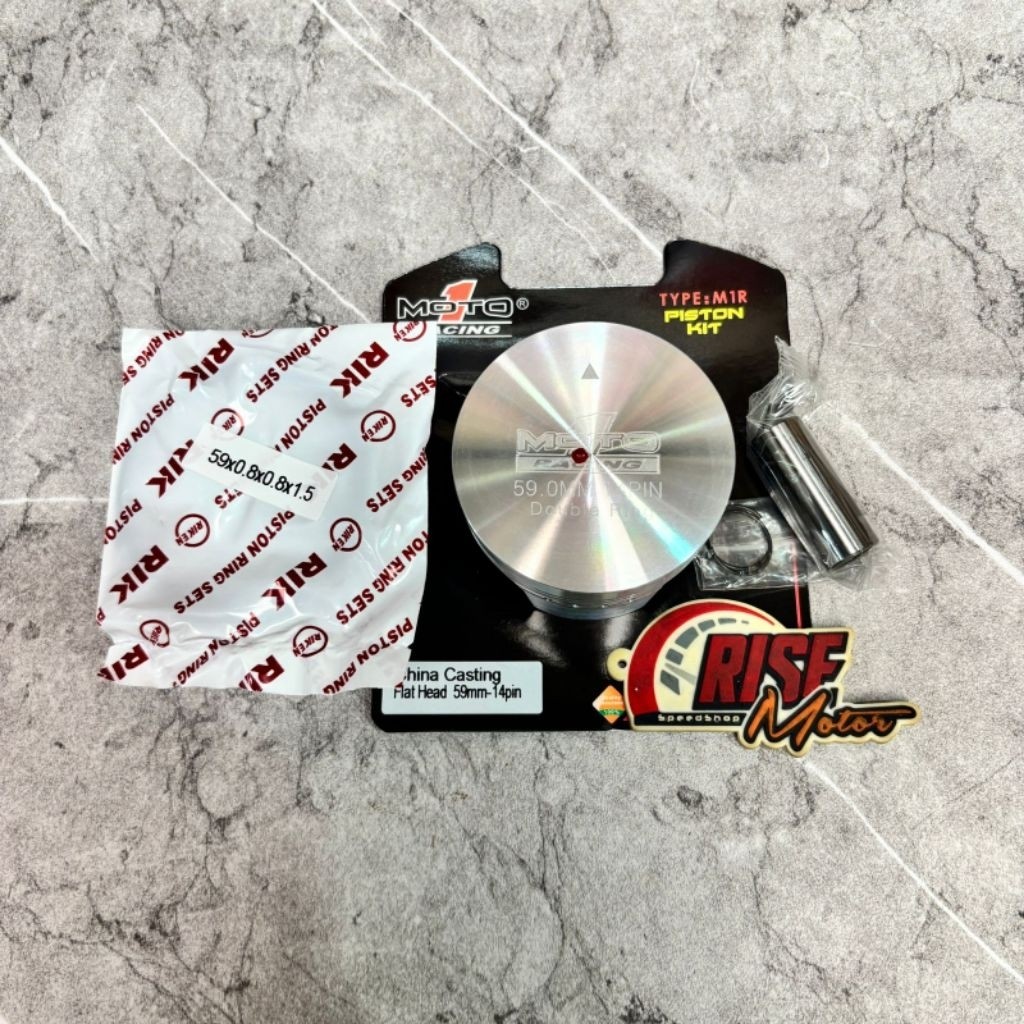 Piston Moto 1 59 Pen 14 M1R Mentah Casting
