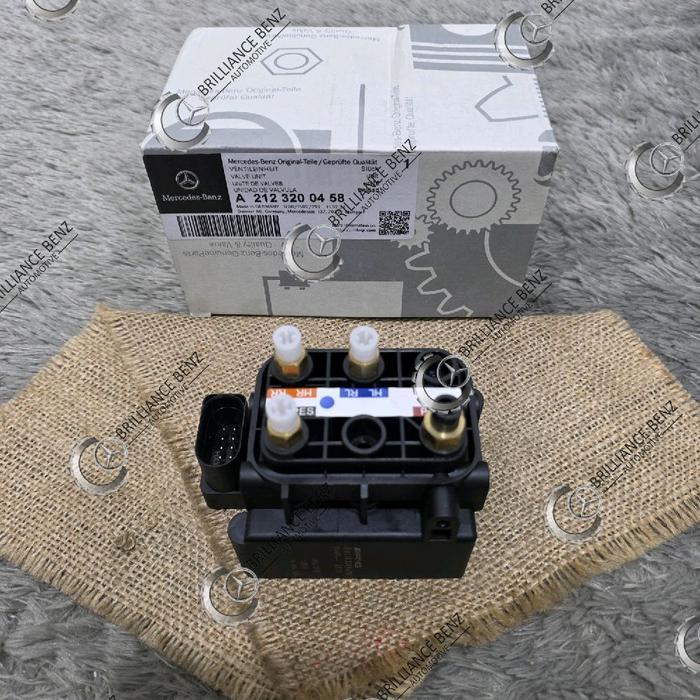 VALVE BLOCK AIR SUSPENSION MERCEDES W212 W218 S212 S218 X218 E63 E63S CLS63 AMG ORIGINAL A2123200458