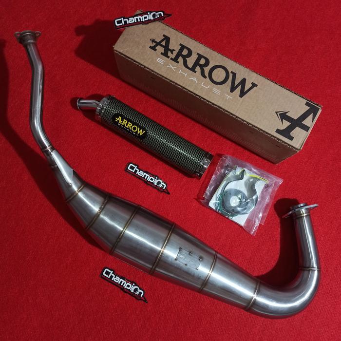 ORIGINAL Chamber Knalpot Arrow RS1 RS-1 40 Cobra Ninja 150RR RR 150 RR