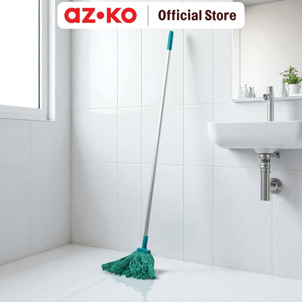 AZKO Krisbow Alat Pel Heavy Duty - Hijau Floor Mop Pembersih Lantai Pel Lantai Cleaning Mop