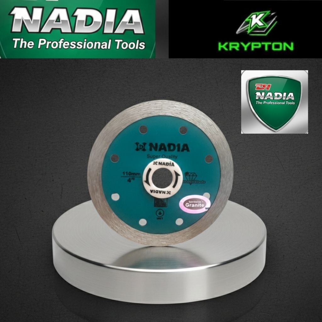 NADIA Diamond wheel cutting Mata gerinda potong 4" ( granite / marmer / Batu alam / keramik ) super 