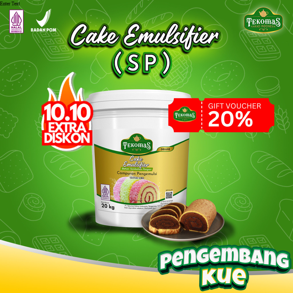 TEKOMAS - SP Deluxe 20 kg Cake Emulsifier Bahan Pengembang Bahan Kue Premium