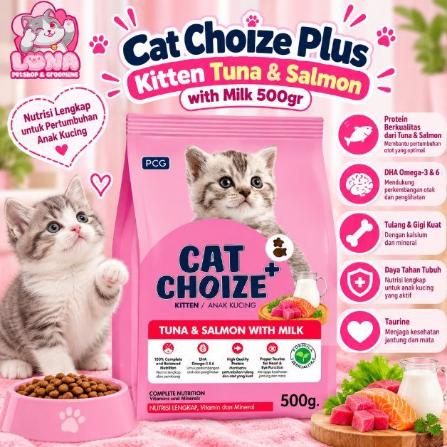 Cat Choize Plus Kitten Tuna Salmon 450gr