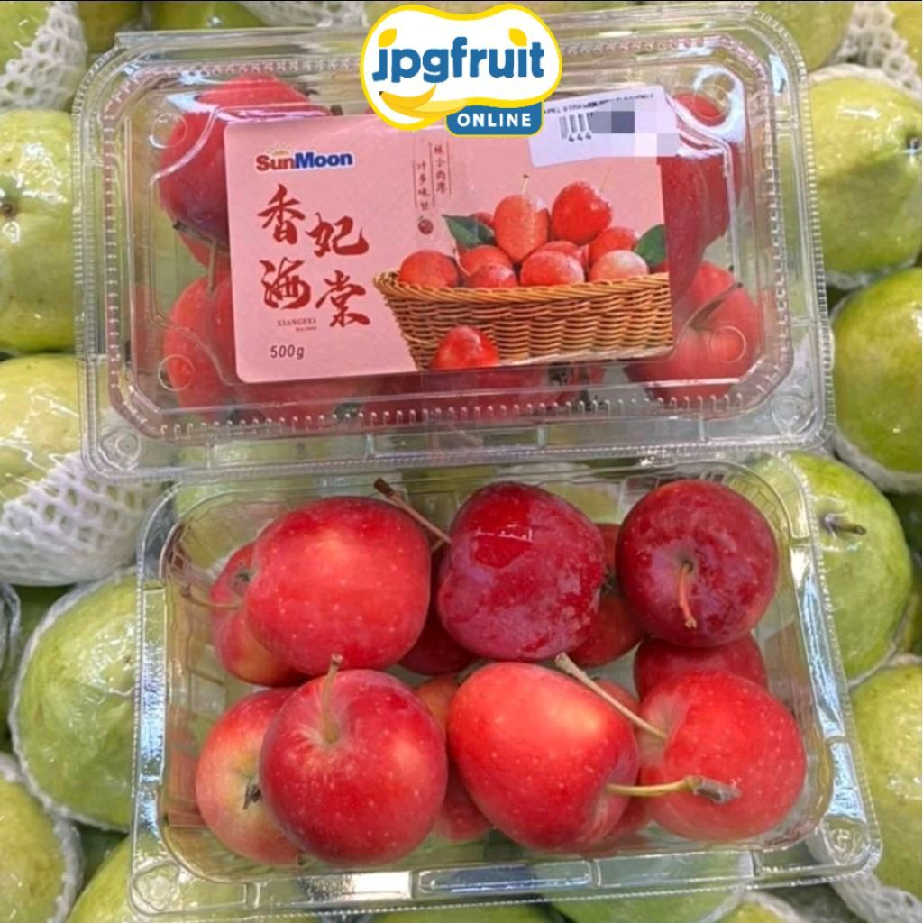 [Instant] Sunmoon apple candy crunchy / buah apel strawberry / pack | JPG Fruit