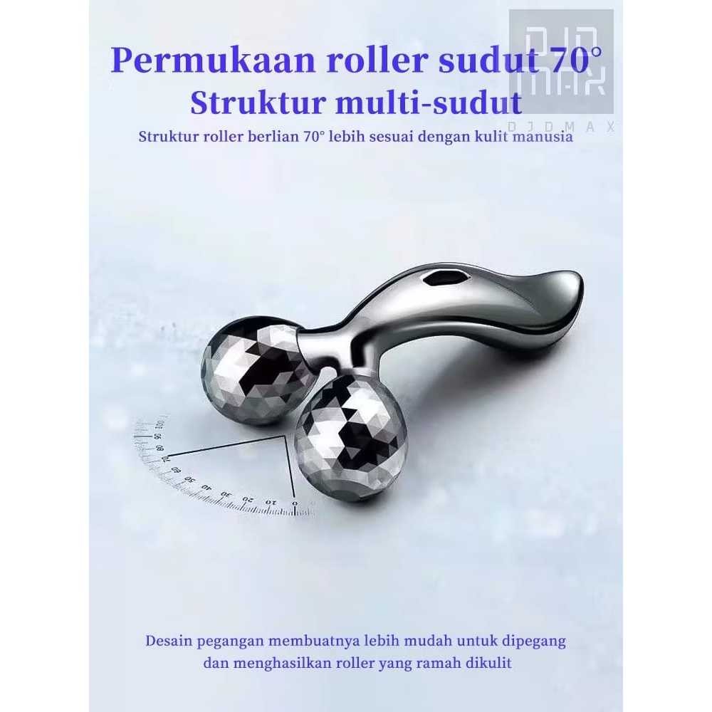 Roller Pijat Wajah Pelansing Wajah Tipe Rol Artefak Pelangsing Wajah 3D Pijat Wajah Roller 3D Wajah 