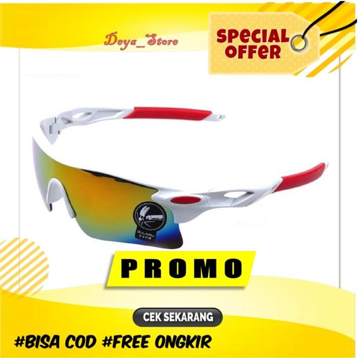 Kacamata Sepeda Pria Original Photocromic Keren Bening Kaca Mata Gowes - ORI