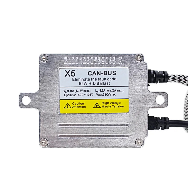 2PCS 12V 55W Digital Ultra Canbus HID Xenon Ballast AC Slim Error Free HID Reactor For H1 H7 H11 900