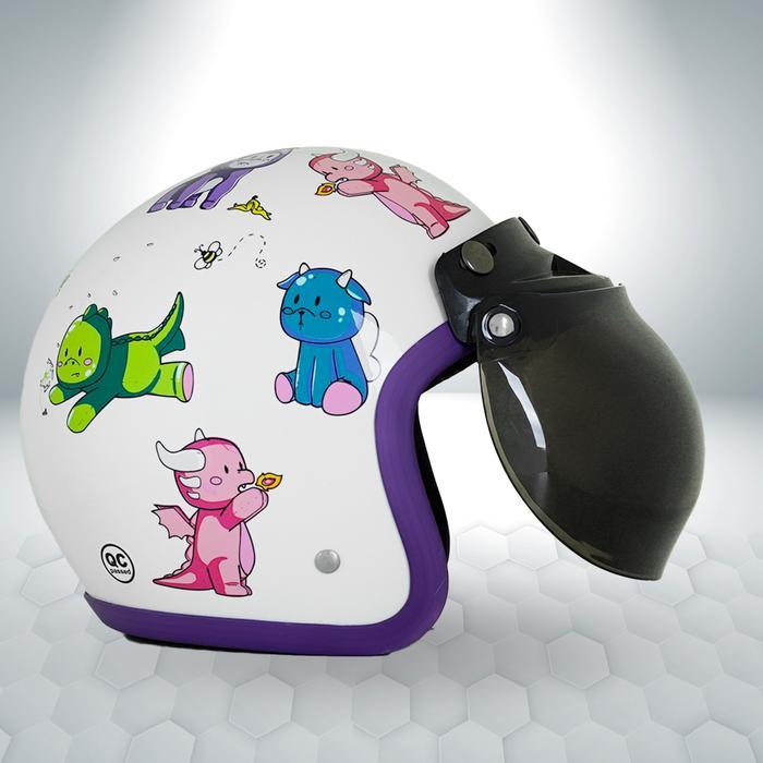 Helm Anak - Helm Retro Bogo Marzano Kids Series #01 - Kids (1-5Tahun)